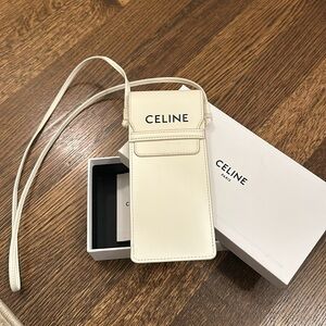 Celine Leather Crossbody Sunglass Case Bag